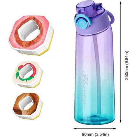Gobelet parfumé bicolore - - 1,9 L - Sans sucre ni calories - Anneau aromatique en Tritan - Ouverture pratique (1/4)
