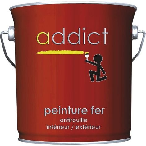 Peinture Fer 2.5 Litres Brun Noyer - Addict