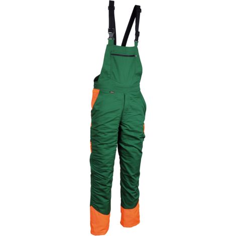 Schnittschutz-Latzhose Forsthose Klasse1 XXL (1/5)