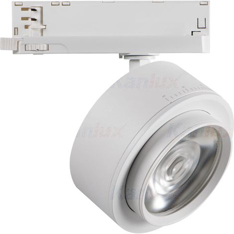 Projecteur spot sur rail blanc LED 38W Kanlux BTL35660 (1/2)