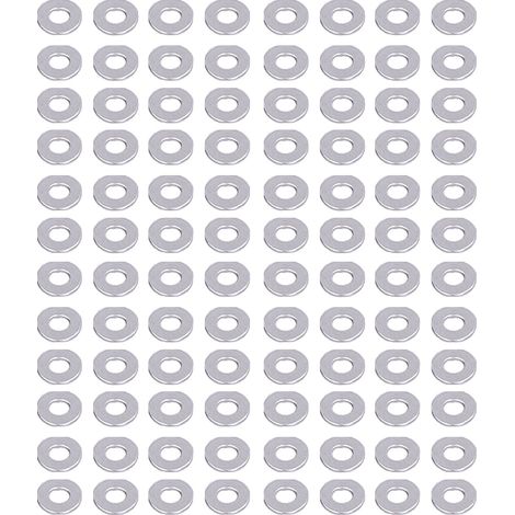Packung mit 150 flachen Unterlegscheiben aus Edelstahl A2-70 DIN125 M12 – Ersatzschrauben- und Unterlegscheiben-Set (1/5)
