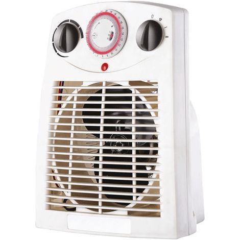 Ae'rotherme de table 2 puissances Poele bain chaud 1000 / 2000W avec fonction ventilation
