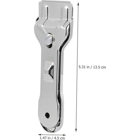 2 outils de nettoyage de vitres pour essuyer les joints, rasoirs, grattoirs de sol, outils de sol pour grattoirs de vitres, carreaux de céramique, nettoyants de sol, lames de voiture (1/3)