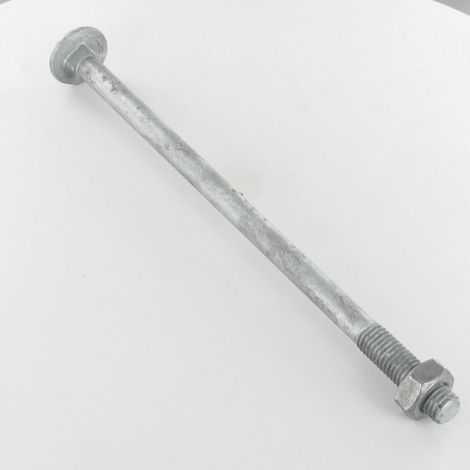 Boulon (vendu avec Ecrou) TRCC JAPY tête ronde collet carré M10X200 Filetage partiel Forte tenue à la corrosion-1 pièce