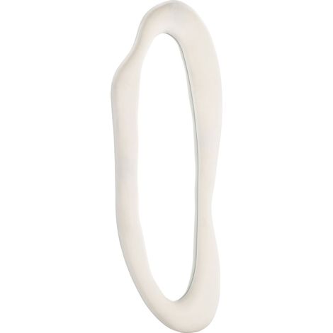Miroir en tissu beige Louisville 66 x 185 cm (1/5)