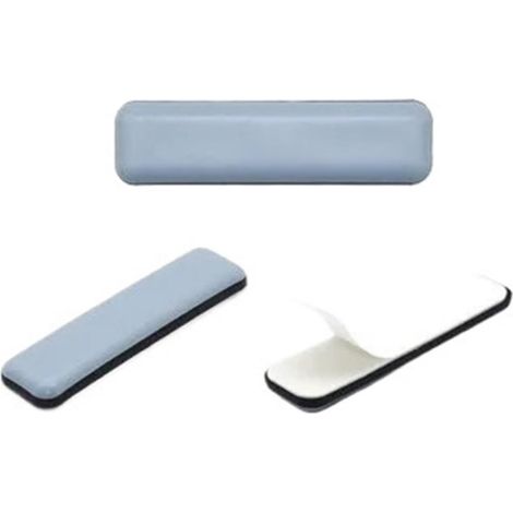 Tapis de glissement pour chaises, lot de 3 tapis de glissement auto-adhésifs pour moquette/meubles, rectangulaires, 7 cm x 1,9 cm (1/4)