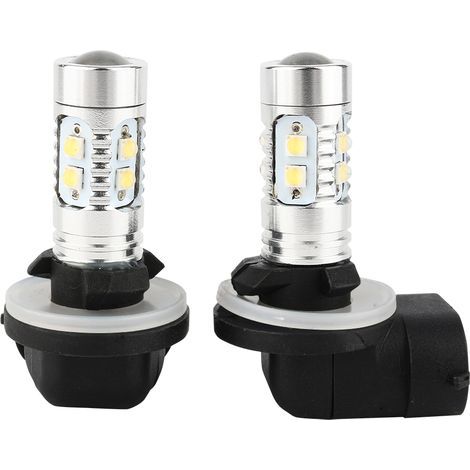 1 PAIO LAMPADA FENDINEBBIA H27 881 50W LED AMPOULES ANTIBROUILLARD PAR AUTO LAMPADINE (1/5)