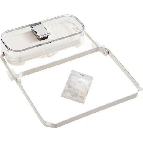 Filtre à ventouse pour évier, panier de vidange avec 50 sacs en maille, support de filtre amovible pour évier de cuisine, C (1/5)