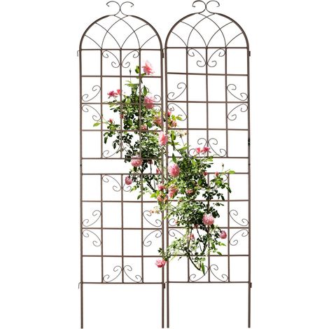Traliccio 220 cm set da 2 marrone