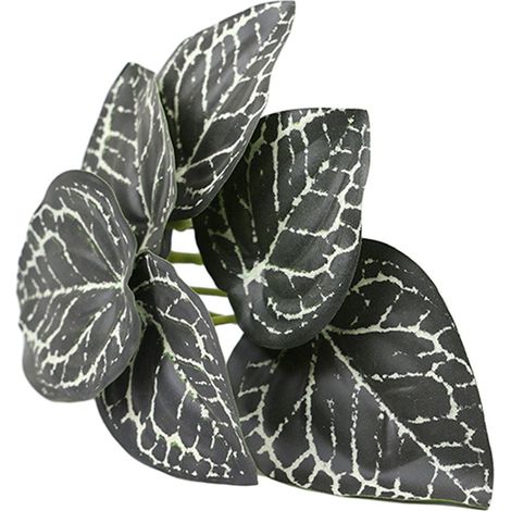 Plante Artificielle En Pot - Hauteur 16 cm - Matière Caoutchouc Souple - Décoration Intérieure Moderne - 1 Pièce (1/5)