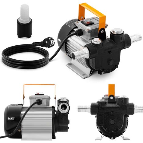 Bomba de combustible diésel, eléctrica, autocebante, IP55, 230 V, 550 W, 60 l/min