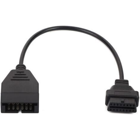 Câble de Diagnostic, GM OBD1 12 Broches à OBD2 16 Broches câble Adaptateur de connecteur d'outil de Diagnostic
