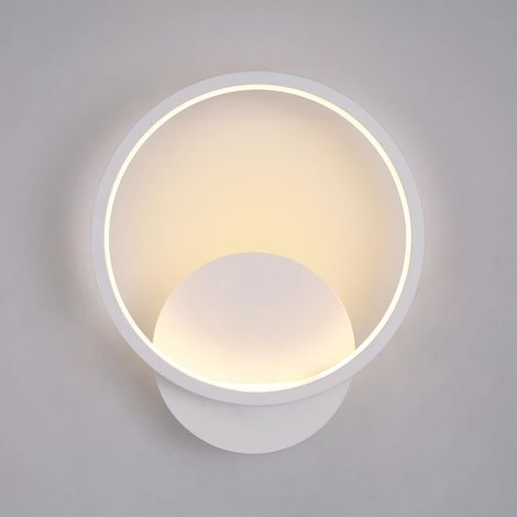 Applique Mural Interieur, 12W Lampe Murale Moderne Ronde,  Chaud pour Salon Chambre Escalier Couloir
