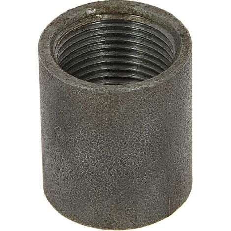 Virfollet – Manchon acier noir égal 36mm – Raccord femelle 3/4' – Taraudage 20x27 – Fonte malléable pour robustesse accrue