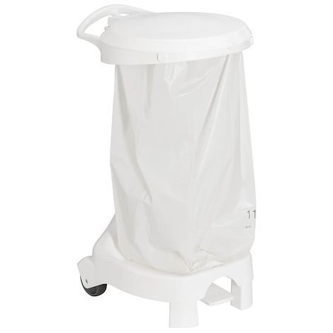 Support de sacs poubelles mobile à pédale DELTA (1/4)