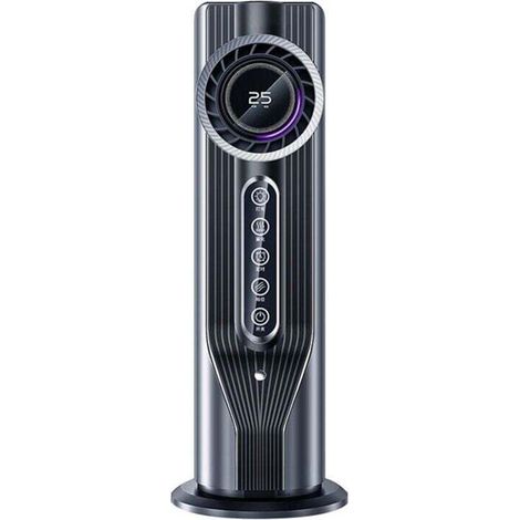 Grid Cool – Ventilateur colonne silencieux 6 vitesses – Refroidissement par brume – Humidificateur portable pour chambre et bureau – 32,5 cm