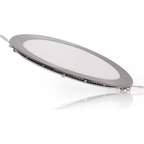 LED-Panel 18W 1800Lm 6000ºK Rund Satin Nickel 50.000H [GL-CL-R18N-CW]