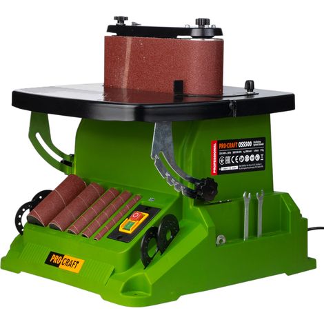 Procraft OSS500 Spindel- und Bandschleifmaschine 500 Watt 16 mm Hub + Zubehör (1/5)