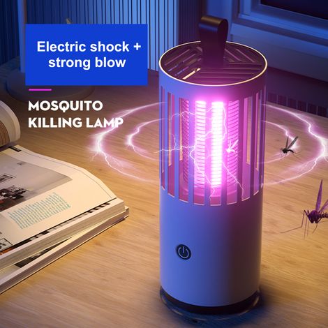 Lampe anti-moustique domestique, piège électrique Portable pour tuer les moustiques, pour une utilisation intérieure et extérieure (1/5)