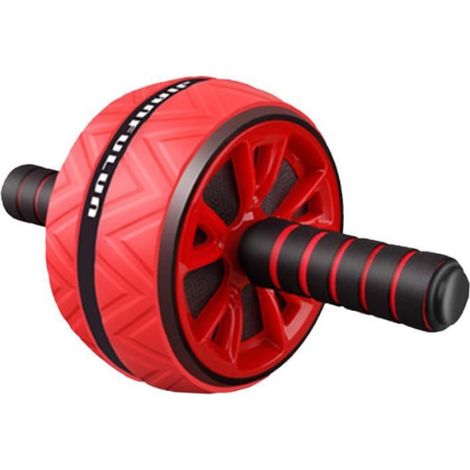Roue Abdominale Fitness Rouge pour Entraînement Core Brûle-graisses Hommes et Femmes Exercice Facile à Domicile Label (1/5)