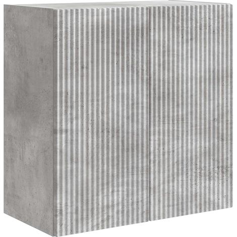 Wandschrank Betongrau 59 x 31 x 60 cm Holzwerkstoff vidaXL