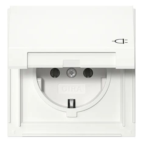Gira Presa SCHUKO KD Gira TX44 Bianco puro [445466], 4454 66