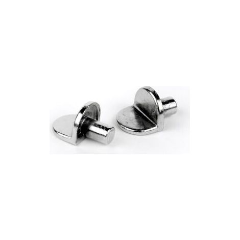 Lot de 40 chevilles de support d'étagère Goupilles d'étagère d'armoire de 5 mm Goupilles d'étagère en forme de L Chevilles d'étagère réglables en métal Goupilles de support métalliques en (1/3)