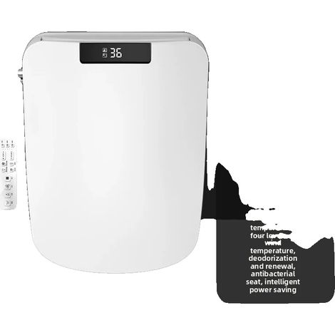 Siège de toilette électrique, chauffage instantané, fonction auto-nettoyante, ouverture automatique B, 220V-230V-c, Prise EU-c (1/2)