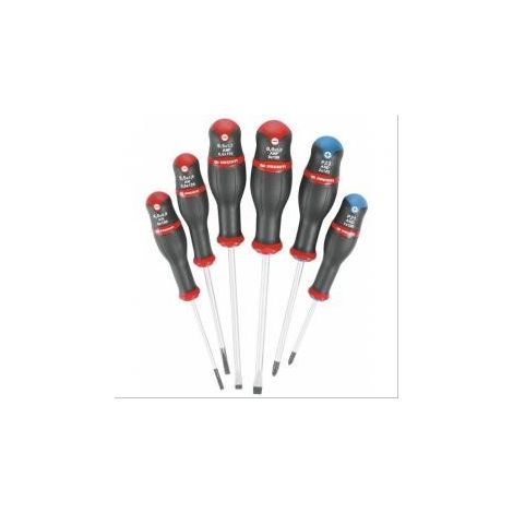 Jeu de 6 tournevis protwist lame ronde - FACOM - AND.J6PB
