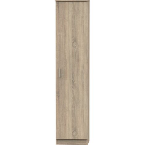 Armario multiusos Tibet acabado roble cambrian, 40 cm(ancho) 180 cm(altura) 35 cm(fondo)