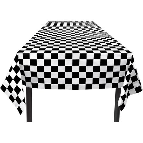Bardusch-Nappe rectangulaire en plastique Motif drapeau à damiers