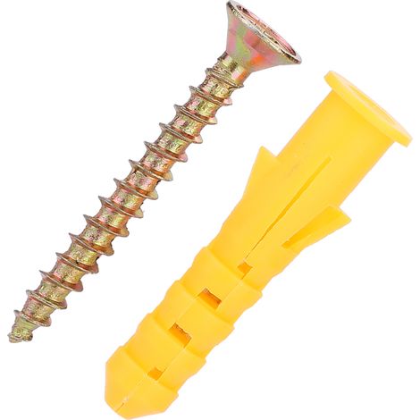 Kit de fixation pour vis autotaraudeuses avec chevilles d'expansion en plastique (M8) (1/5)