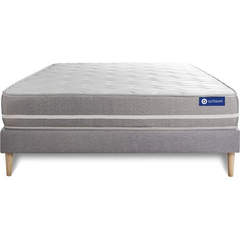 Ensemble Matelas Sommier 120x190 cm - Actimemo Touch (1/5)