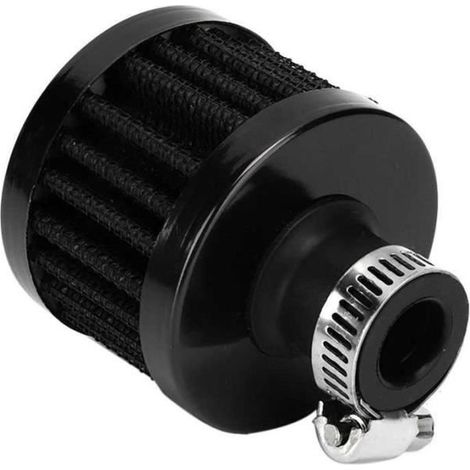 1 Minifiltre admission air,évent reniflard carter,13mm,0,5po,accessoire voiture universel,noir (1/4)