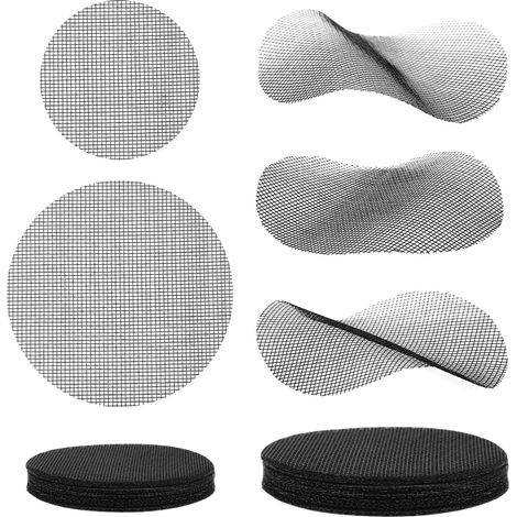 50 x 5/10 cm Round Mesh Stamps for Plant Pots Polyethylene Bonsai Mesh Drainage Screens Mesh Screen for Plants to Prevent Soil Loss (1/5)