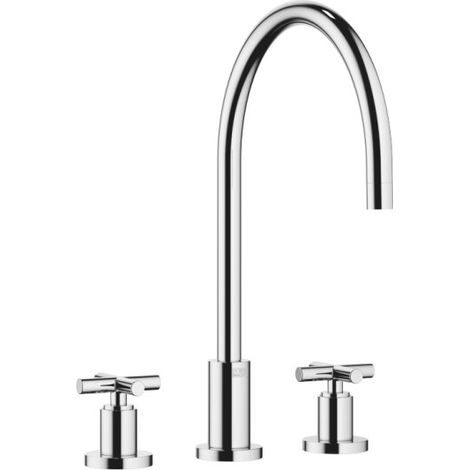 Dornbracht 20816892-00 Mitigeur trois trous TARA 20816892 Chrome (1/2)