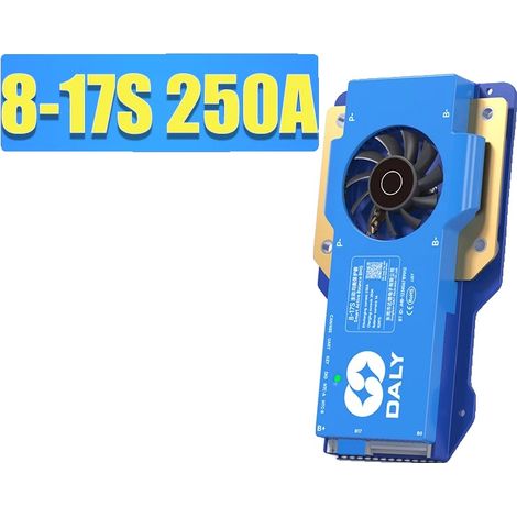 Système de gestion de batterie, équilibrage actif, courant de charge de 100A, 8-17S 250A BMS CAN (1/2)