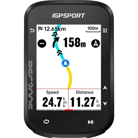 Ciclocomputador GPS, navegación de ruta a color, detección de movimiento inteligente, BSC200S (1/2)