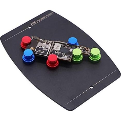 Soporte magnético para PCB, posicionamiento multipunto ajustable, fijación fuerte para reparación electrónica, placas de circuito impreso, herramienta de prueba (1/5)