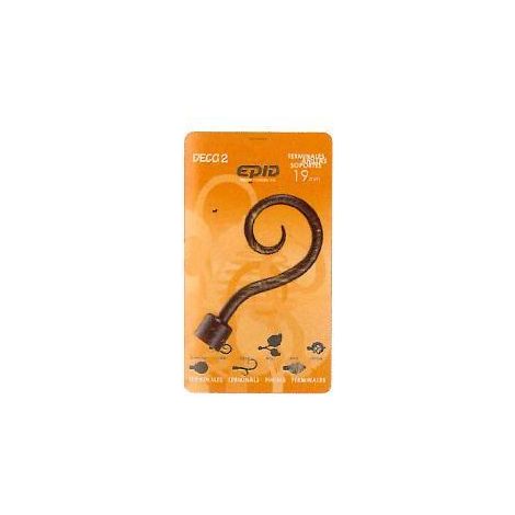 cortina finstock terminal barra metal 19 mm loira 35 burdeos-oro