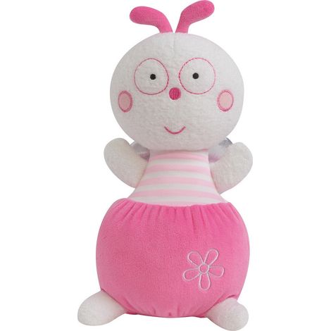 Luminou luciole rose peluche lumineuse naturelle -  30 cm (1/2)