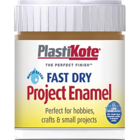 PlastiKote Fast Dry Enamel Paint B17 – Nut Brown 59 ml brush-on bottle