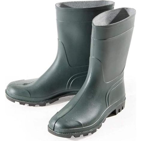 Stivale tronchetto pvc verde carrarmato 41 - biacchi ettore