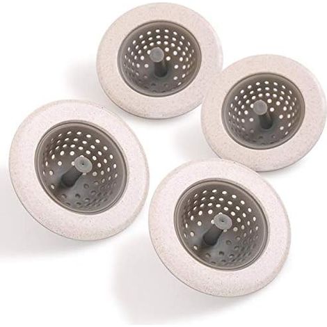 Filtre Évier En Silicone - Diamètre 115 Mm - Bords Élargis - Pour Évier Cuisine - Lot De 4 (1/5)