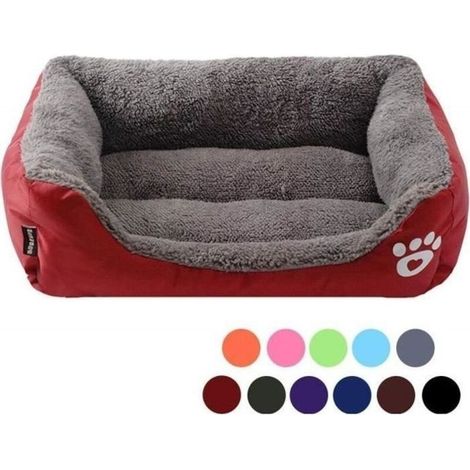 Basket for dog ultra soft and breathable Fabric Oxford deperlant Size S 45x30x12cm Bed hot and comfortable (1/4)