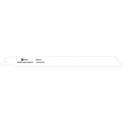 Lame de scie sabre HANGER MM22514Bi 225 mm Bi-métal - Pack 2 (1/2)