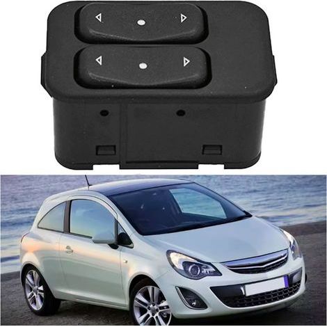 93350573 is suitable for electric window regulators and door window regulators (individual switches) of the Opel Astra. (1/4)