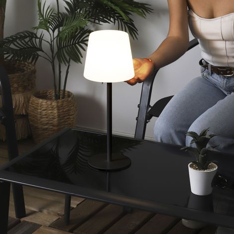 Lampe - HOME DECO FACTORY - Rechargeable USB - Intérieur/Extérieur - Noir (1/5)