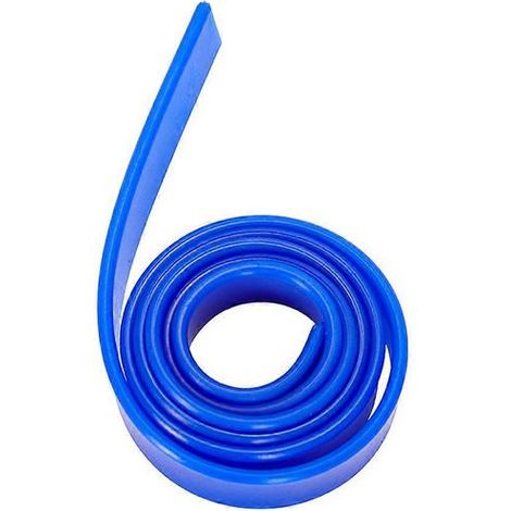 Recharges de raclette à vitre, raclette de rechange en caoutchouc, pièce de rechange pour raclette de douche, 2 couleurs au choix : bleu (1/5)