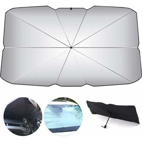 Parasol plegable para coche, protección UV, parasol para coche, camión, SUV, 79x145 cm (1/5)